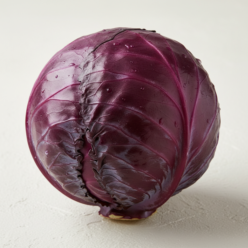 Fresh red cabbage
