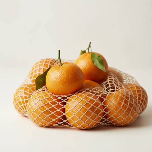 Bag of fresh clementines