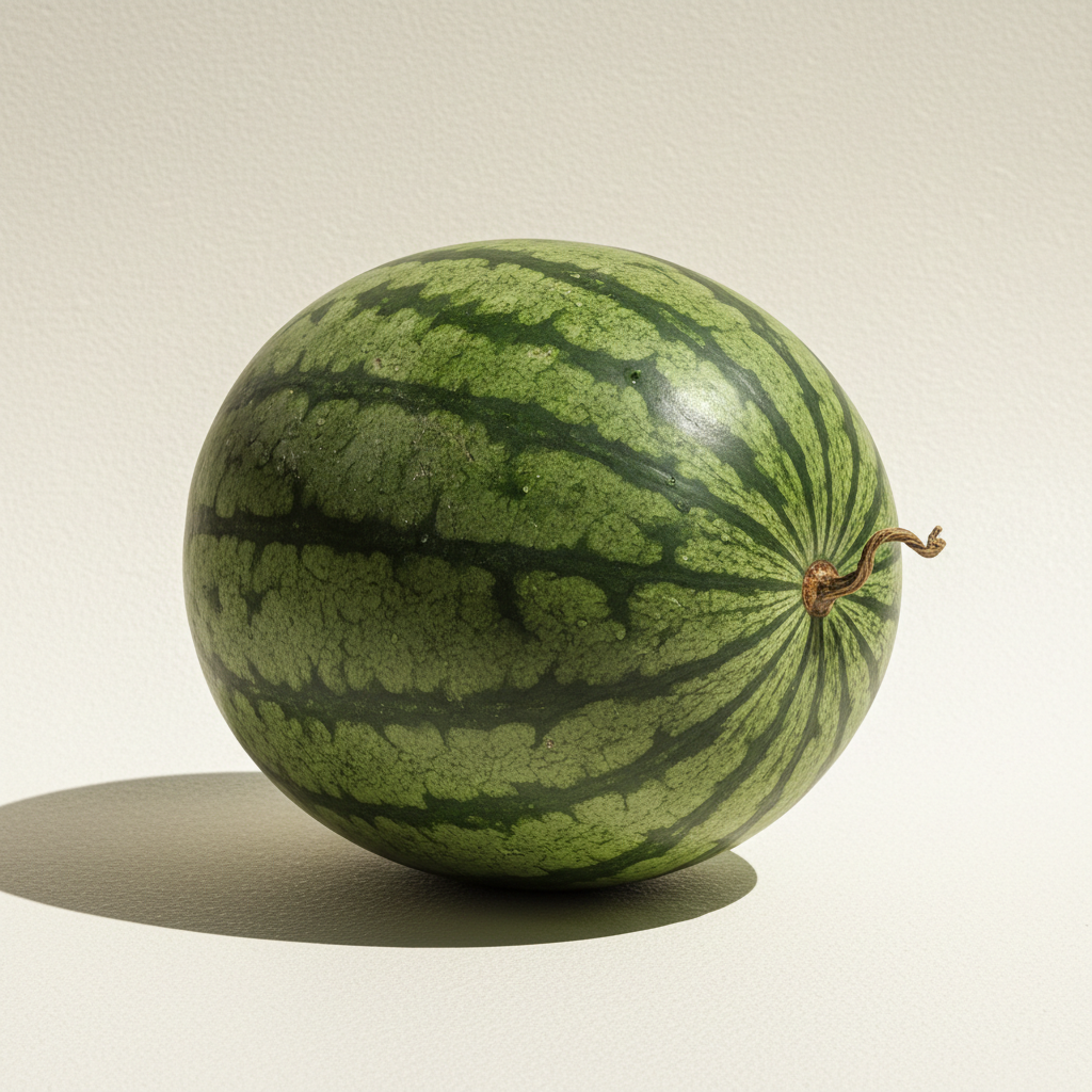Fresh whole watermelon